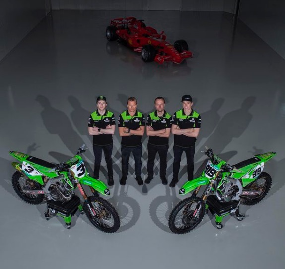 Кими Райкконен появился в униформе Kawasaki Racing