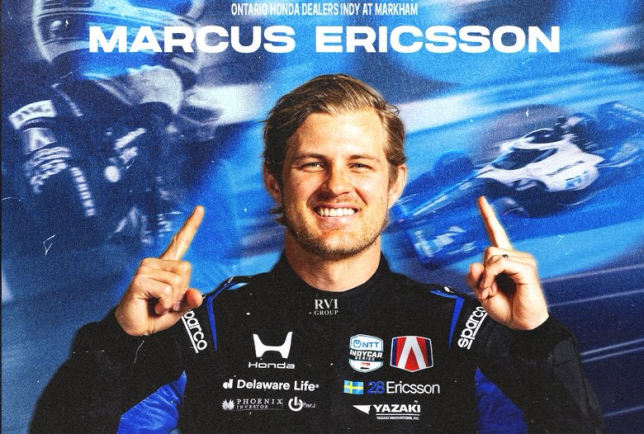 IndyCar: Эриксон выиграл гонку, Грожан финишировал 2-м